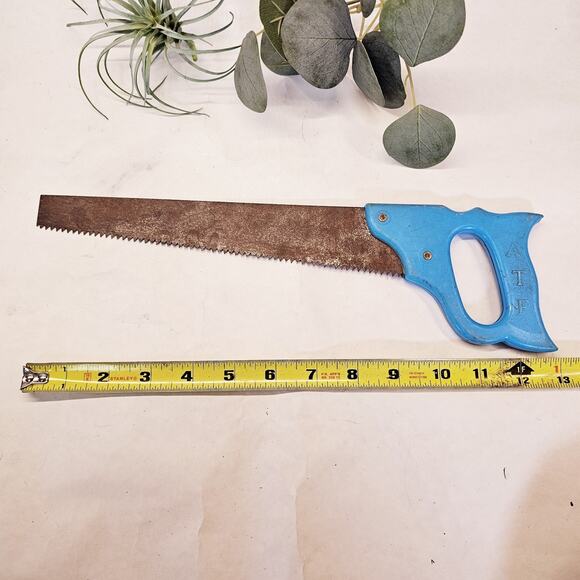 Vintage Childs Toy Toolbox Saw American Toy & Furniture ATF Kids Hand Saw ONLY - Picture 7 of 11